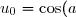 u_0=\cos(a)